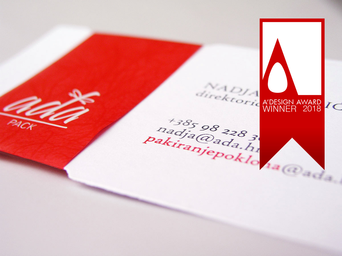 Ada pack business card